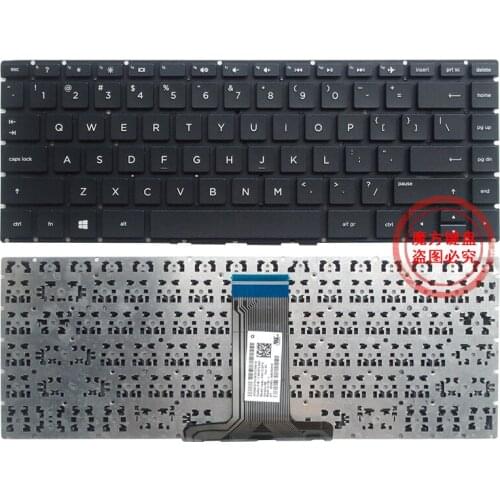 NEW Laptop US Keyboard Black for HP X360 14-ba049tx 14-BS042TX 14G-BR002TU 14-BS 14Q-BU W125 14-BF 14-BP 14-BW