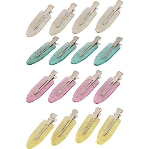 Snap Barrette Women Leaf Hairpins 4pcs Seamless Hair Clips Headdress Accessories Washing Side Bangs Fix Fringe Hairpins