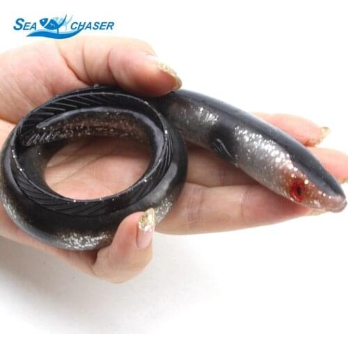 NEW 1pcs Slender sea snake 55g 30cm fishing lure big Bait fishing saltwater lure deep sea fish tackle fishing soft bait lure
