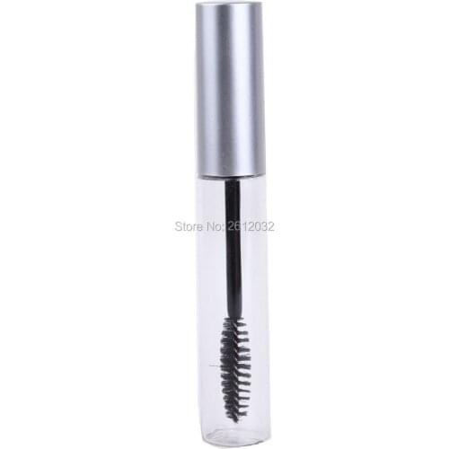 Professinal Makeup Cosmetic Bottles Container With Black Cap Clear Empty Mascara Tube Eyelash Cream Bottle 10ML