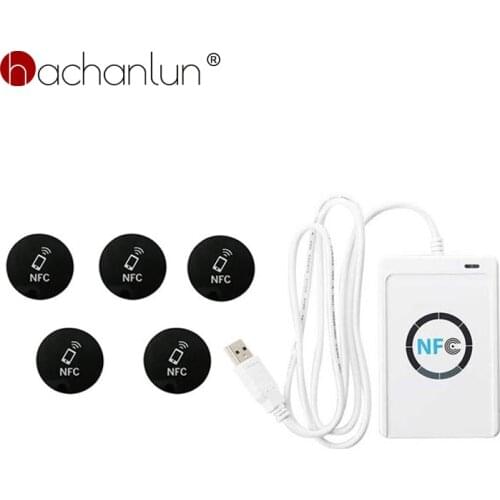 RFID Card Reader Writer RFID Copier Duplicator Clone USB S50 13.56MHz M1 Cards UID Writable Keyfobs NFC ACR122U