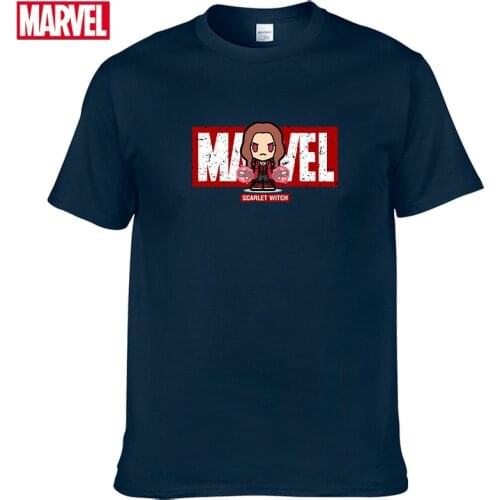 Marvel The Avengers Scarlet Witch T-shirt Comfortable 100% cotton Fashion clothes for teens anime t shirt Summer Tops #129