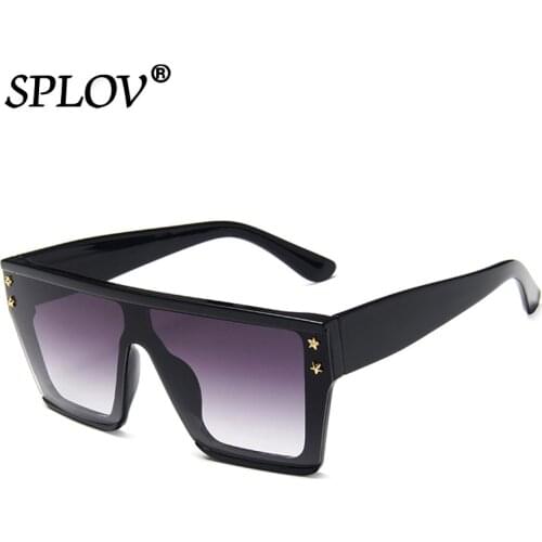 New Big Frame Sunglasses for Men Women Rectangle Flat Top Sun Glasses Luxury Male Female Vintage Shades Classic Eyewear UV400