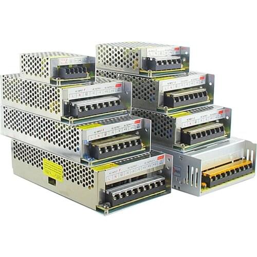 Led Driver AC100-240V to DC 12V 1A 2A 3A 5A 10A 15A 20A 30A 40A 50A Power Adapter for LED Strip light Supply Transformer