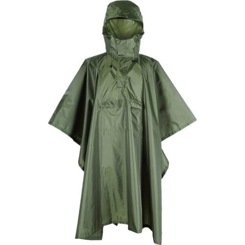 Waterproof Rainwear Men Women Raincoat Rainproof Poncho with Reflective streak Camping Fishing Motorcycle Rain Poncho