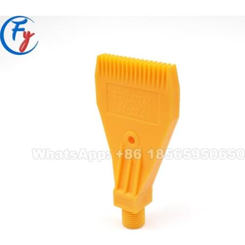 1/4" Thread ABS AA727 Windjet Air Nozzle, Dust Control Spray Air Blowing Off Wind Jet Nozzle, Conveyor Belt Air Wind Jet Nozzle