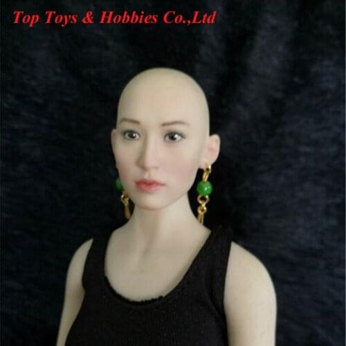 1/6 calvous Female Head Carving Nurse Beauty Gril Head Sculpte Fit 12'' PH female figure Body in stock