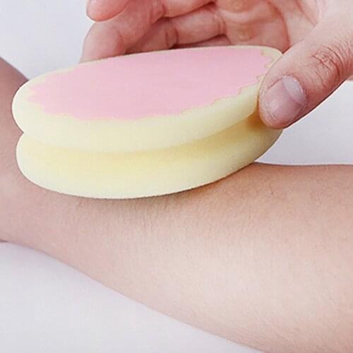 1pc Painless Hair Removal Sponge Soft Hair Depilation Sponge Remove Hair Pad Remover Tools Skin Care Sponges for Body Leg Hand