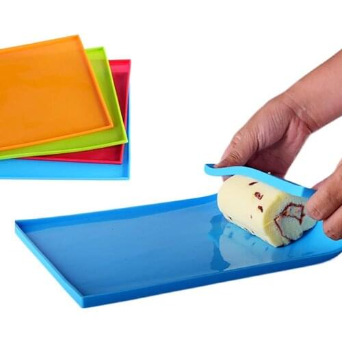 1Pcs Swiss Roll Cake Mat Flexible Baking Tray Pan Silicone Cookies Mold Bakeware Pizza Mould for Baking Accessories equipment