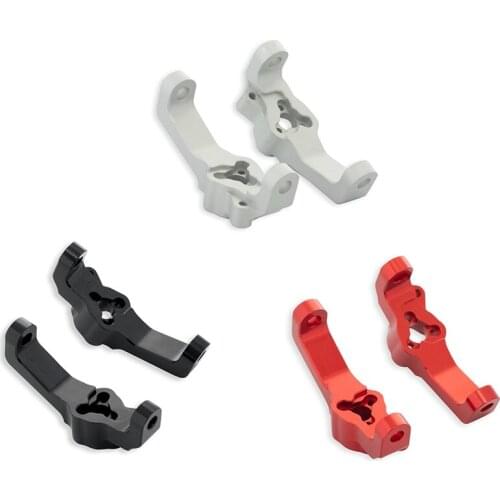 2 Pcs Metal Caster Mounts C Hub Steering Carrier Blocks Knuckle Arm for Redcat Gen8 RC Crawler Upgraded Parts