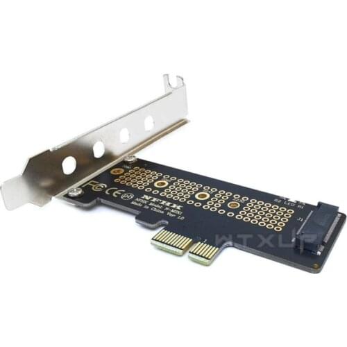 2021 New NVMe PCIe M.2 NGFF SSD To PCIe 3.0 X1 X4 X16 Adapter Card PCIe X1 To M.2 Card With Bracket