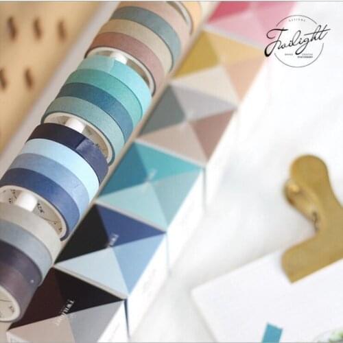 4PCS/lot 9mm*3m Foil DIY Decoration Washi Tape Scrapbooking Masking Tape Stickers Scrapbooking Washitape Washy Tape 024037