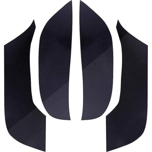 4pcs Car Door Anti Kick Protector Pad Carbon Fiber Sticker For Tesla Model 3 17-19
