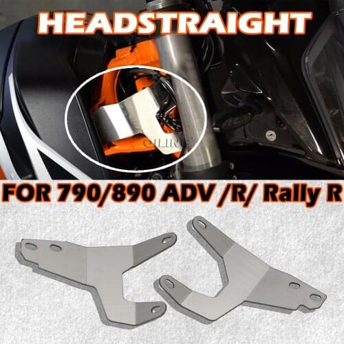 Motorcycle Accessories Head Straight For K*M 790 Adventure 890 ADV R Rally Headlight Neck Brace Headlight Reinforcement Bracket