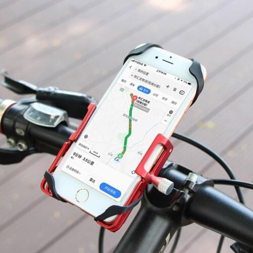 Aluminium Alloy Bicycle Rotate Phone Clip Mount Bracket E-Bike Adjustable Rack Motorcycle Mobile Stand Scooter Smartphone Holder