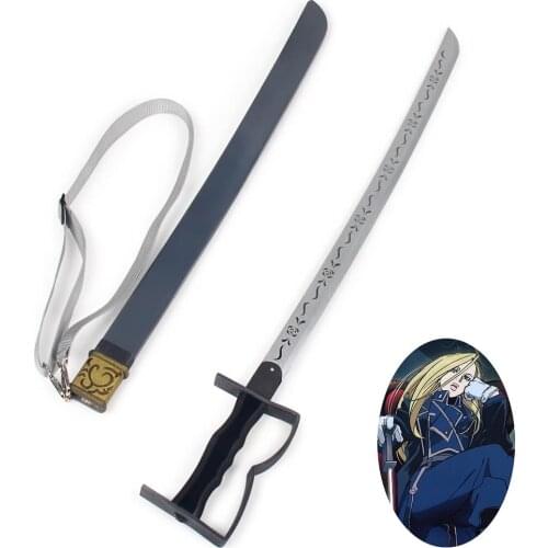 Anime Fullmetal Alchemist Olivier Mira Armstrong Prop Cosplay Replica Sword for Halloween Christmas Party Masquerade Anime Shows