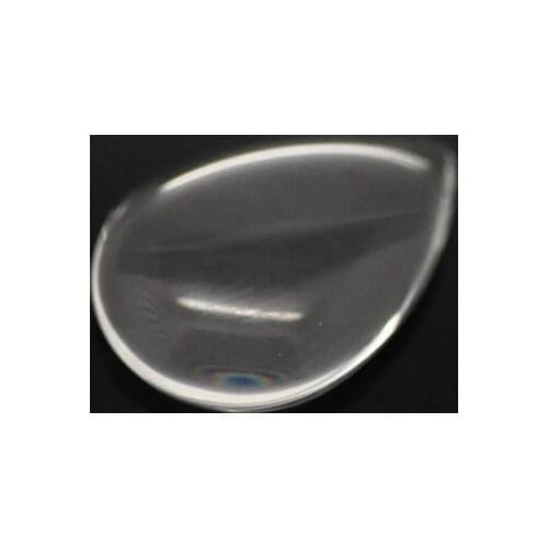 Free shipping!!!!Clear Drop Glass Dome Seals 18x13mm