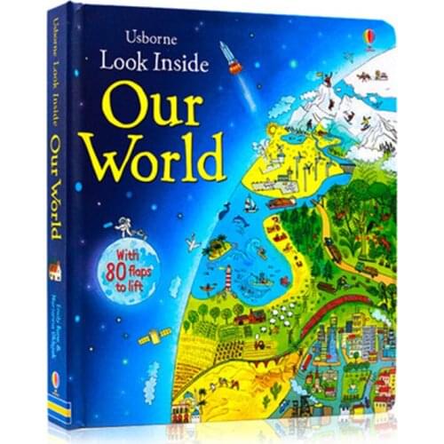Usborne Children Popular Book Look Inside Our World english Colouring Book Story Books for Children
