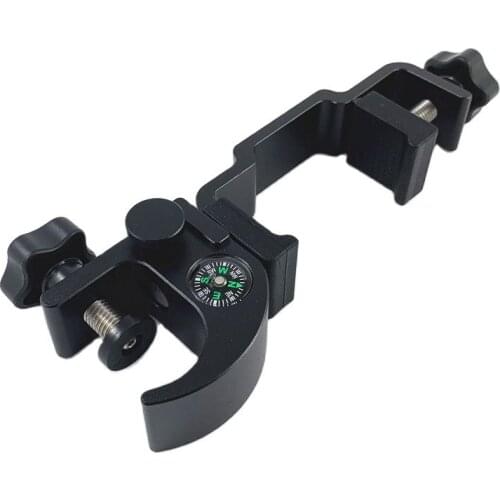 Brand new Corrosion resistant GNSS GPS Pole Clamp with compass &Open Data Collector Cradle pole holder mount dropshipping