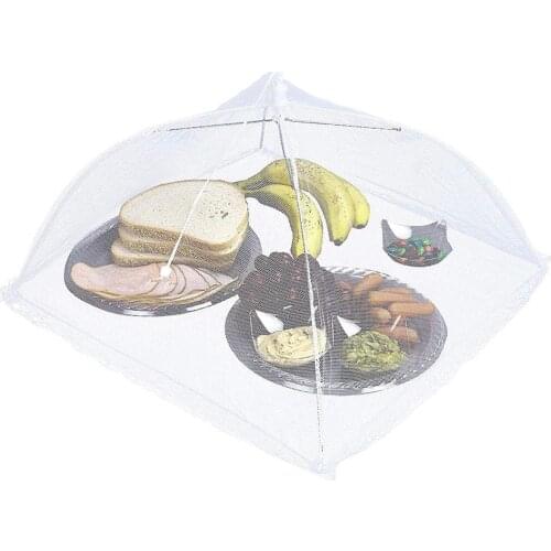 Lace Food Cover Mesh Food Tent 42x42cm Pop-Up Umbrella Screen Insect prevention Specialty Anti-mosquito Tools Kitchen Gadgets