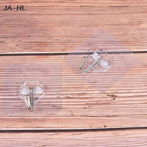 Strong Clear Suction Cup Sucker Wall Hooks Hanger For Kitchen Bathroom Or Kitchen Bathroom Wall Hooks 6*6cm 5pcs 1pc