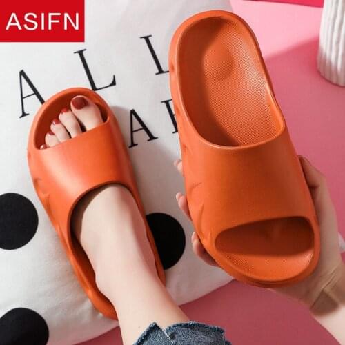 ASIFN Summer Massage House Slippers for Women Couple for Home Bathing Indoor Womens Soft-soled Bathroom Texture Men Thick-soled