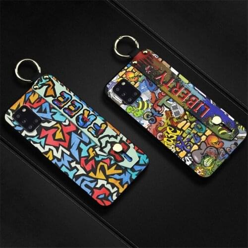 For Man Anti-dust Phone Case For Samsung Galaxy A31/SM-A315 Wristband Durable Soft Cute New Arrival