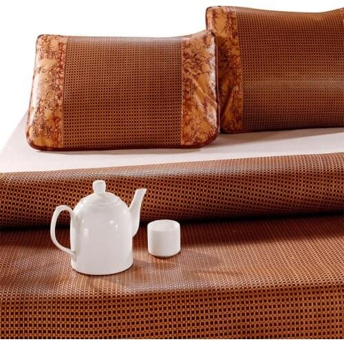 Summer new rattan mat set 1.2/1.5/1.8 meters foldable spring mattress student dormitory mat