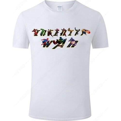 2021 New Cotton T Shirt Men Women Marvel The Avengers T-shirt Summer Casual Streetwear Tshirt Tops Cool Tee Unisex Clothing J96