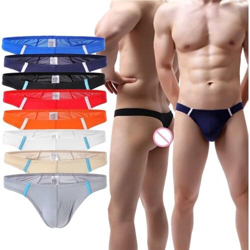 Newly Mens Underwear Soft Briefs Underpants Sexy Male Slip Homme Panties Gay Mens Briefs Underwear Exotic Jockstraps Penis Pouch