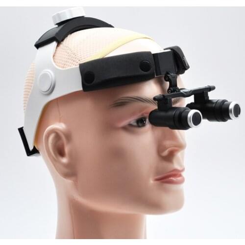 Headband Medical Loupes 4.0/5.0/6.0X Binocular Magnifier Dental Surgical Loupes FD-503G