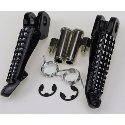 Motorcycle Front Footrests Foot pegs For Kawasaki Ninja ZX10R 2004-2013 ZX636 2003-2006 ZX6R 2003-2013 ZX9R 1998-2003 Z1000