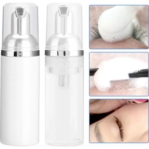 60m Professional Eyelash Foam Cleanser Powerful Individual Eyelash Extension Cleanser Shampoo Eyelashes Detergent Makeup Remover