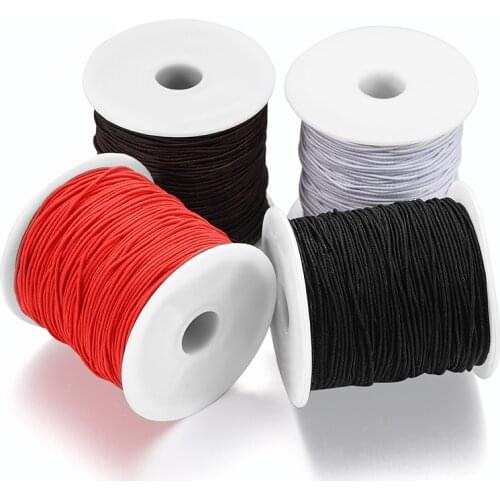 100m 0.8 1.0 mm Elastic Cord Beading Stretch Thread Cord String Rope Beads For DIY Jewelry Making Finding Supplies Accessories