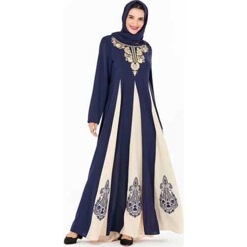 Luxury Muslim Abaya Embroidery Maxi Dress Hijab Vestidos Cardigan Kimono Long Robe Gowns Jubah Middle East Eid Ramadan Islamic