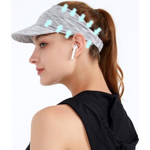 Empty Top Hat Golf Unisex SUN VISOR Cap Adjustable Sports Hat For Golf Jogging Sunscreen Shade Sport Golf Cap New