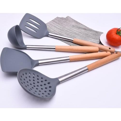 Silicone Cooking Tools Non-Stick Cookware Special High Temperature Kitchen Utensils Four-Piece Set Kitchen Accessories