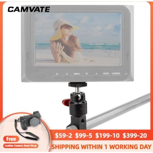 CAMVATE 15mm Rod Clamp & Ball Head Mount Adapter C1444 camera photography accessories