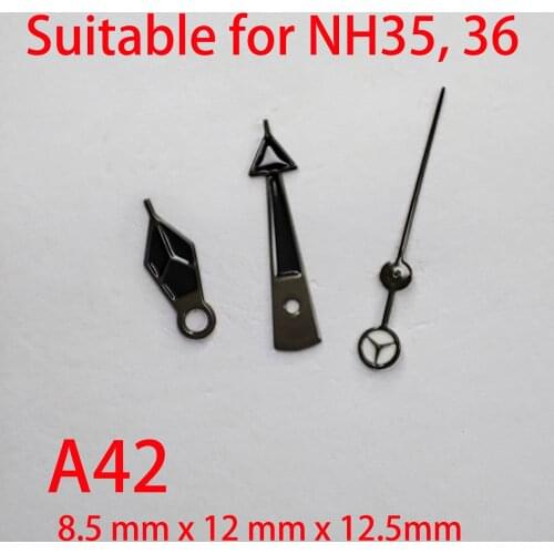 A42 suitable for NH35 watch pointers, watch accessories hand watch custom accessories NH36(No luminous)
