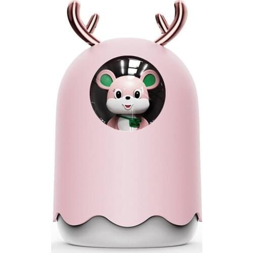 300ml Usb Ultrasonic Air Humidifier Aroma Essential Oil Diffuser Pet Aromatheraphy Humidifier With Romantic Light For Home