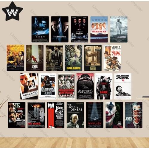 Vintage Classical Movie Metal Sign Tin Plaque Retro Wall Stickers Metal Poster Joker Metal Plaque for Club Man Cave Metal Decor