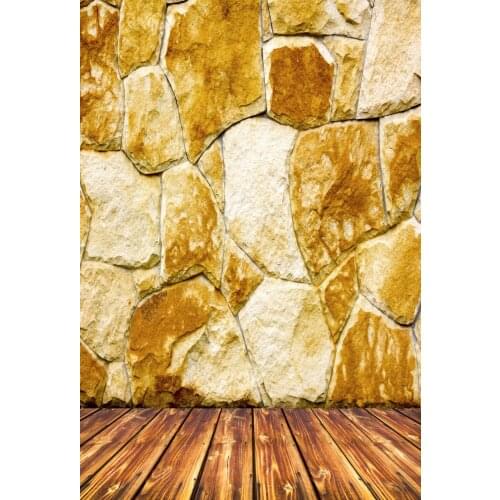 VinylBDS Digital Printing Kate No Creases Background Backdrops Wood Floor Yellow Bricks Photography Fundos Para Studio Porta