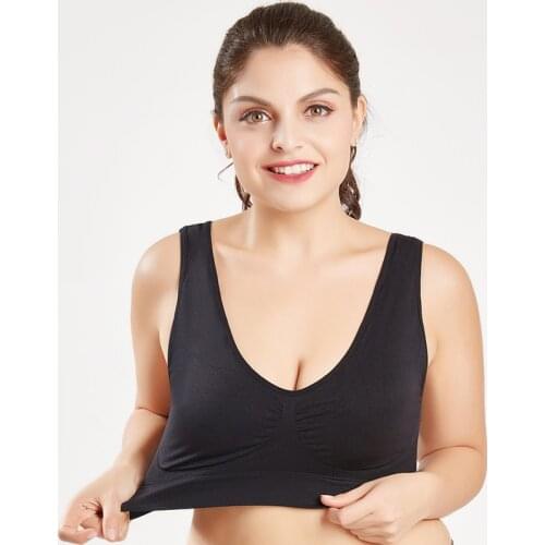 Womens Running Bras Bh Seamless Yoga Bra Gym Fitness Bras Sport Athletic Vest Workout Top Exercise Sexy Underwear Lingerie Plus