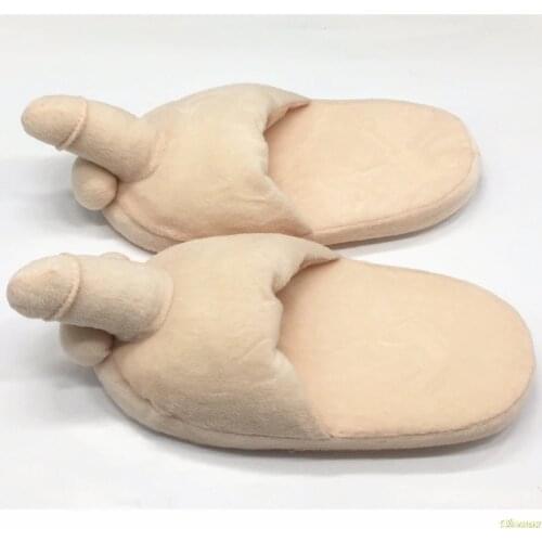 Winter Slippers Women Creative Fun Penis Home Slippers Warm Spring Funny Women Shoes Unicornio Shoes Woman Unicorn Slippers