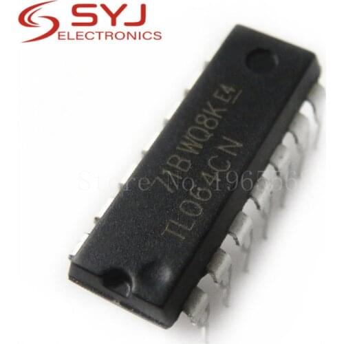 10pcs/lot TL064CN DIP-14 TL064 DIP14 064CN DIP TL064CP In Stock
