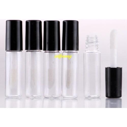 100pcs/lot Free Shipping 2ML Empty Plastic Lip Gloss Tube 2CC Small Lipstick Tube Sample bottle Cosmetic Container