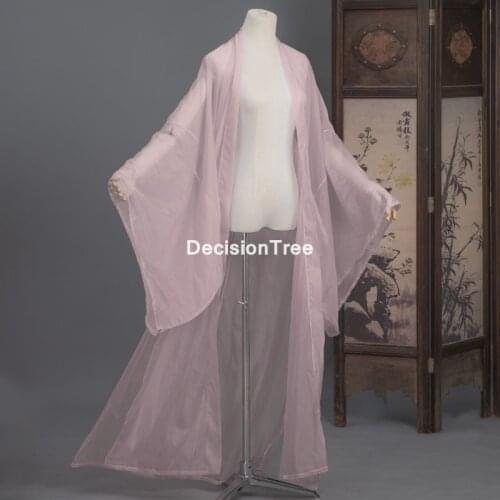 2021 hanfu coat folk dance costume chinese traditional national fairy hanfu cloak ancient han dynasty princess stage outfits