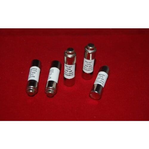 LOT OF 5 Pcs 500V 20A 10 x 38mm Cylindrical Fuse Links ATQR gG RO15T Time delay