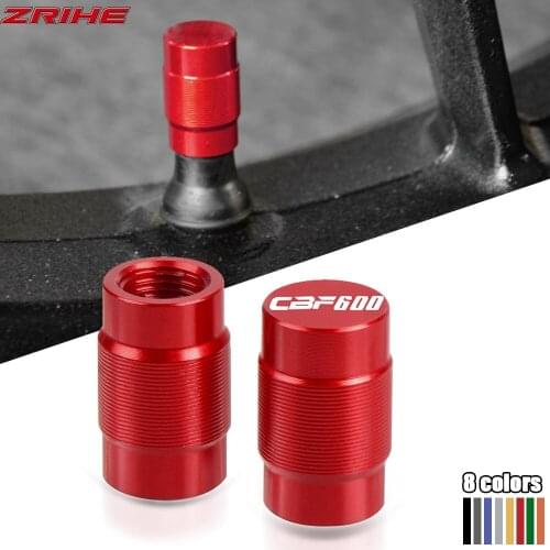 Motorcycle accessories CNC Front Rear Aluminum Wheel Tire Valve caps For Honda CBF600 CBF 600 All year With CBF600 LOGO