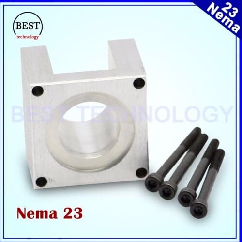 Free Shipping ! NEMA23 Stepper Motor Accessories mounts Bracket Support Shelf nema 23 Stepping Motor Mounting Holder